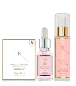 EGF CEL EFFECT SERUM + Rozenbloesem Glow Gezichtsolie + Dubbele Collageen Oogkussentjes