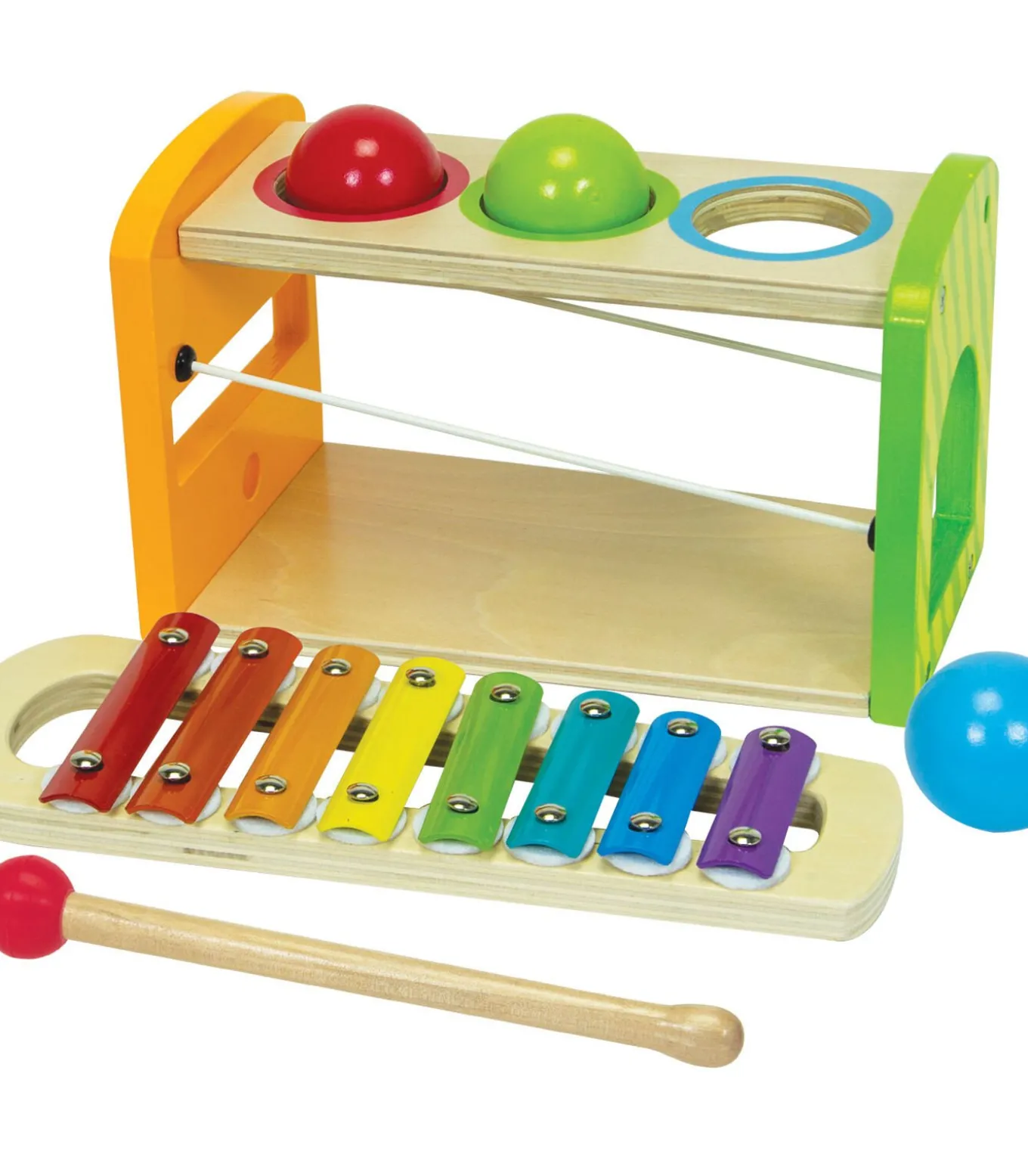 Eichhorn houten hamerbank met xylofoon - educatief speelgoed