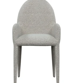 Elegance Eetkamerstoelen - Polyester - Greige - Set van 6