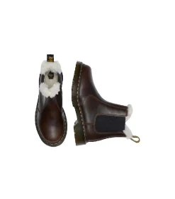 Enkellaarzen Dr. Martens 2976 Leonore donker kaki