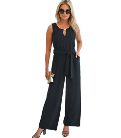 ERIKA - CHIQUE ZWARTE SOEPELE JUMPSUIT