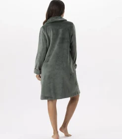 ESSENTIEL H56B molton pluche kamerjas met rits