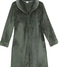 ESSENTIEL H56B molton pluche kamerjas met rits