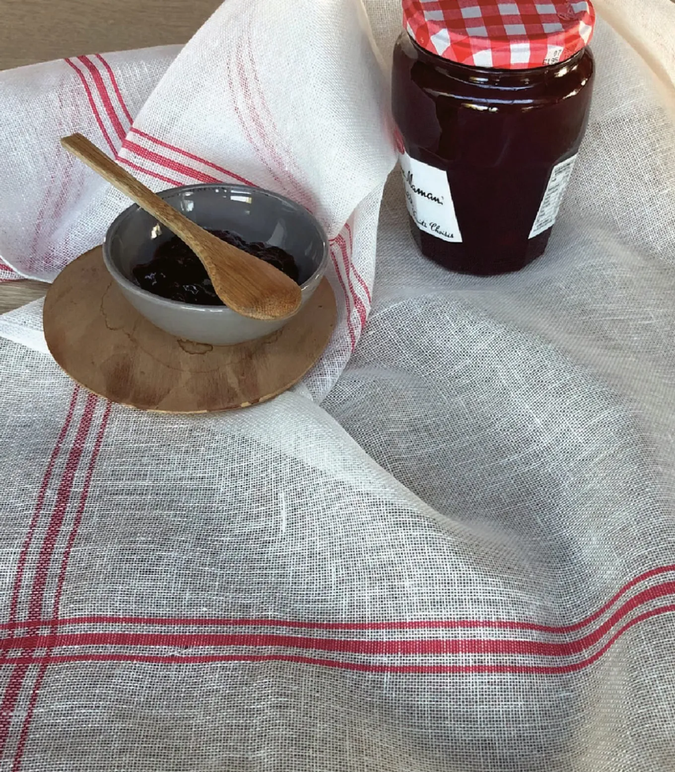 ETAMINE A CONFITURE - Tafellinnen Theedoek