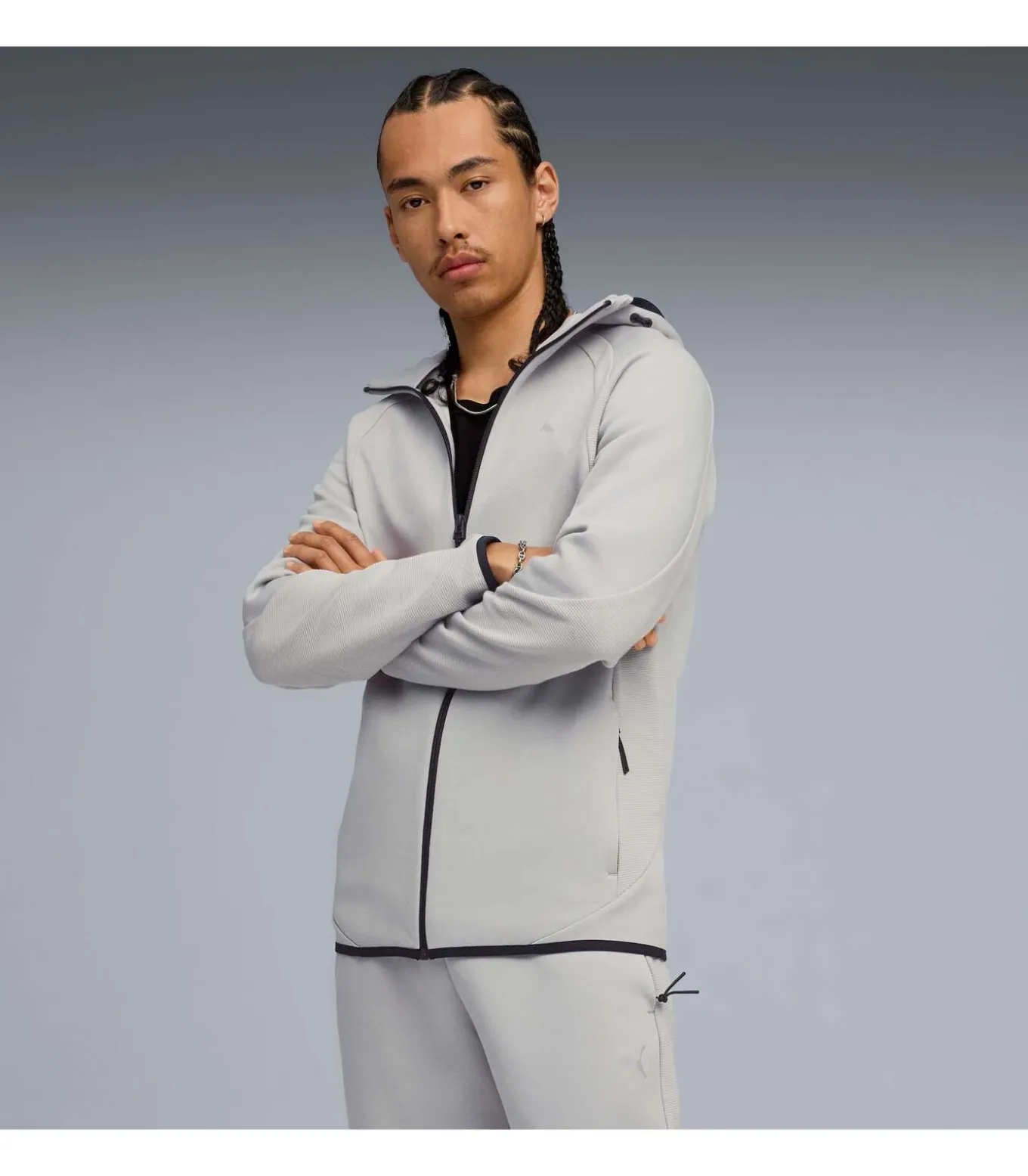 Evostripe Fz Hoodie Dk