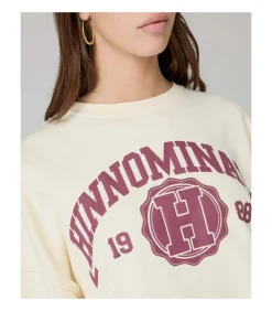 Felpa Paricollo Over College