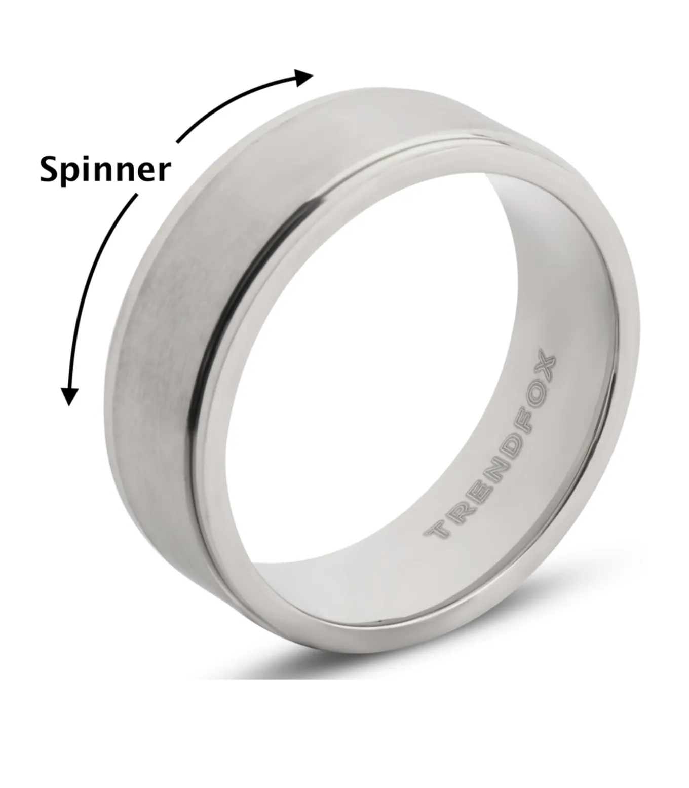 Fidget Ring - Spinner - Zilver Kleurig - Staal