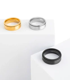 Fidget Ring - Spinner - Zwart - Staal