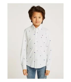 Flags Printed Pique Reg Shirt