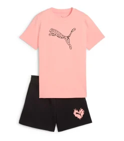 Flaming Love Tee And Shorts Set G