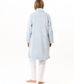 Flanellen pluche jas ESSENTIEL H55B