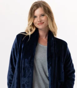 Flanellen pluche jas ESSENTIEL H55B