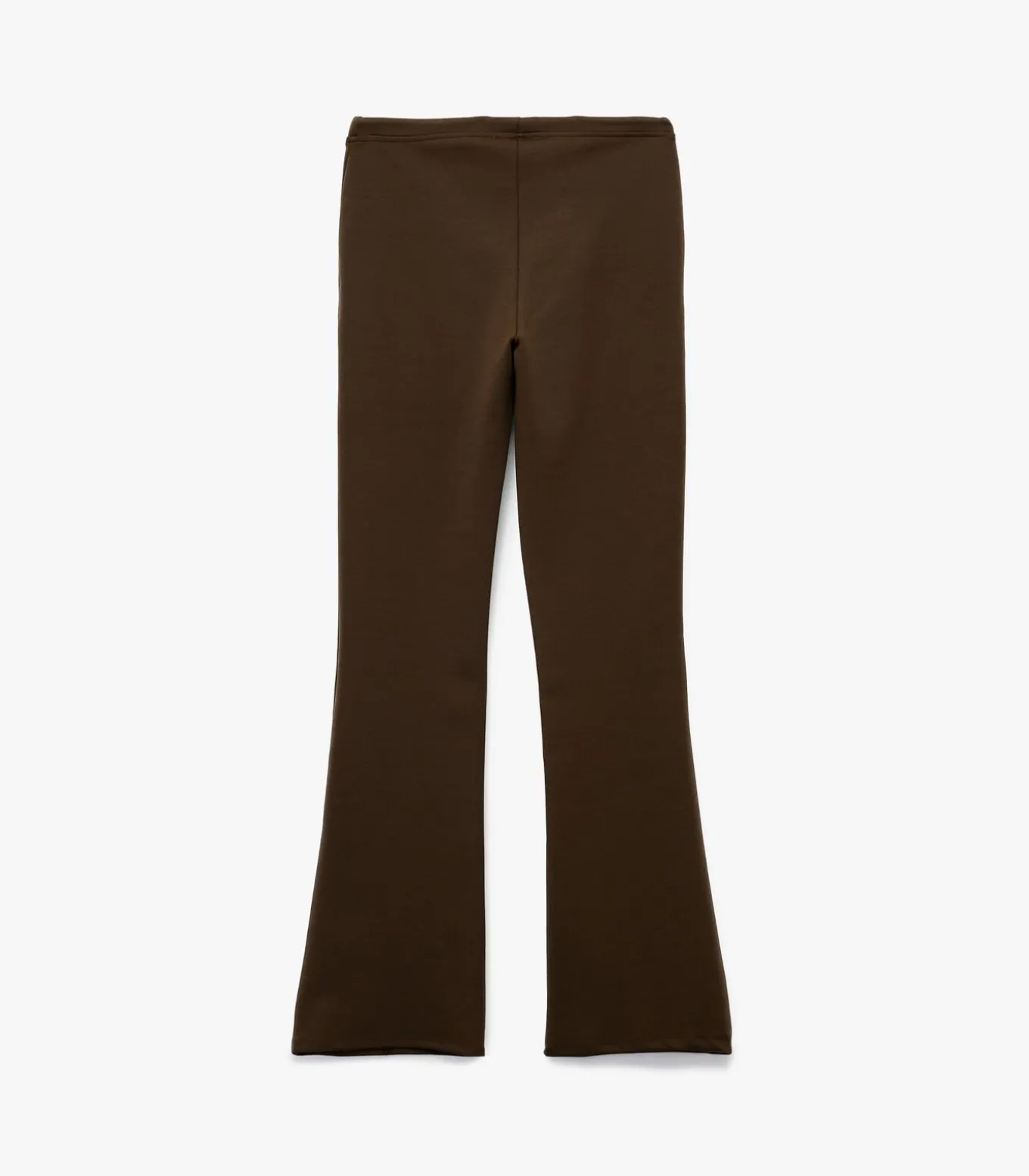 Flared Joggingbroek Met Ceintuur Katoen