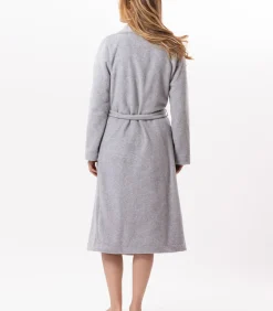 Fleece badjas met overslag ESSENTIEL H65A