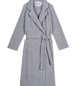 Fleece badjas met overslag ESSENTIEL H65A