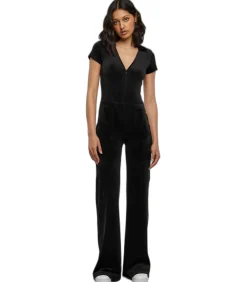 Fluwelen jumpsuit voor dames