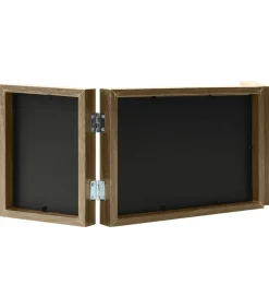 Fotolijst drieluik 28x18 cm+2x(13x18 cm) lichtbruin