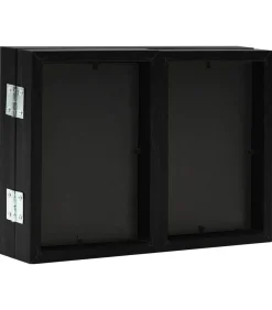 Fotolijst drieluik 22x15 cm+2x(10x15 cm) zwart