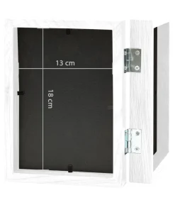 Fotolijst tweeluik 2x(13x18 cm) wit