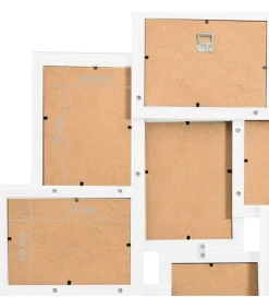 Fotolijst voor 10x(10x15 cm) foto MDF wit