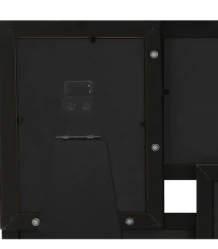 Fotolijst voor 4x(13x18 cm) foto MDF zwart