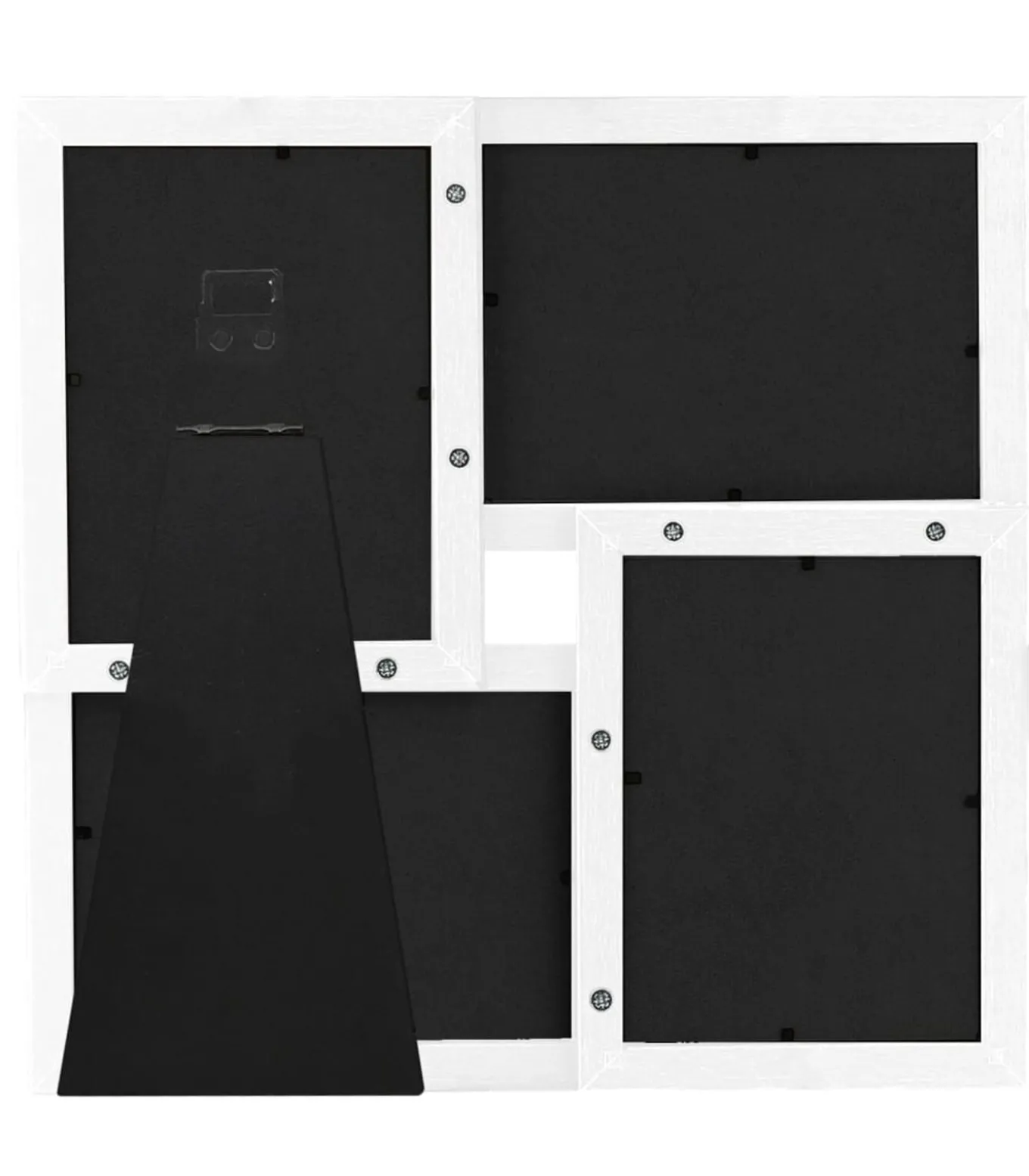 Fotolijst voor 4x(10x15 cm) foto MDF wit