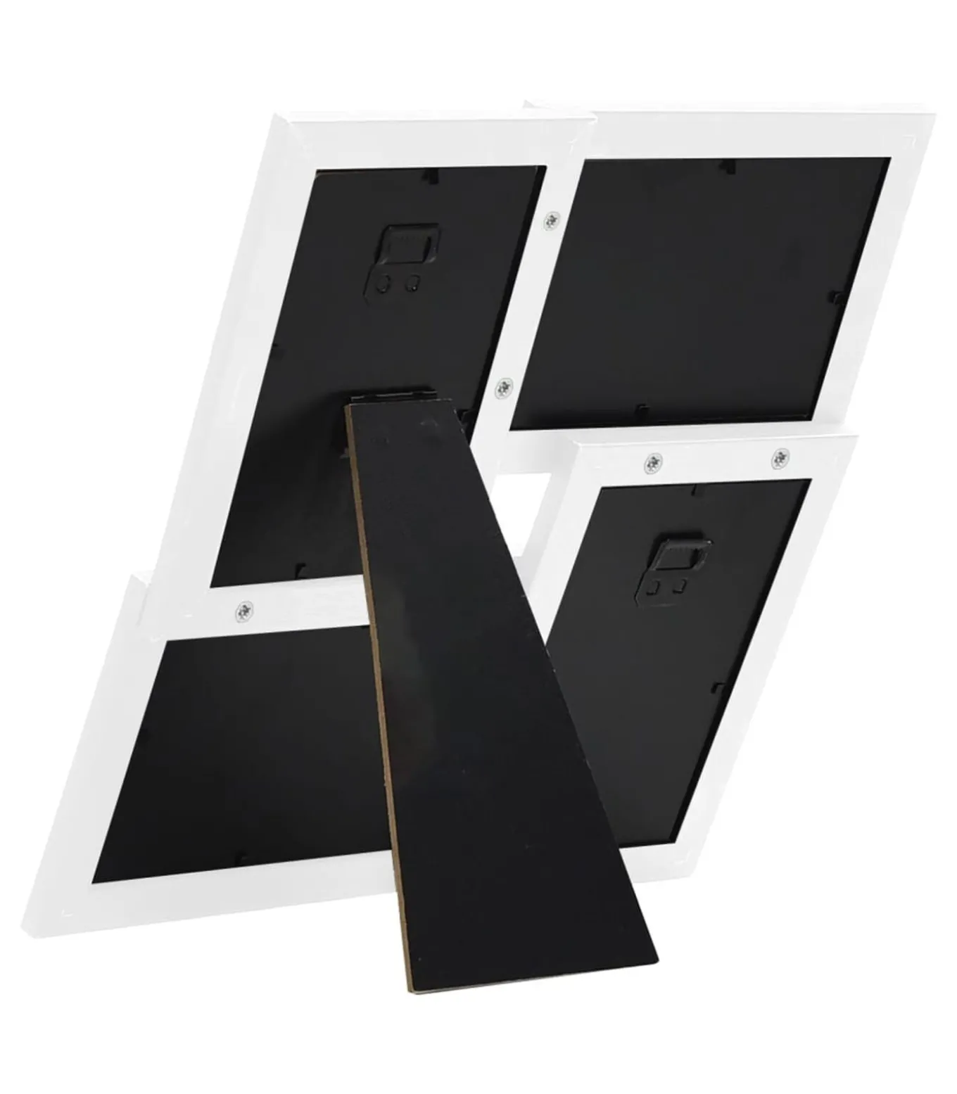 Fotolijst voor 4x(10x15 cm) foto MDF wit