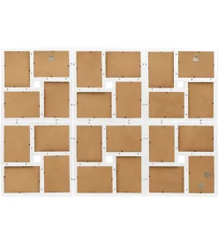 Fotolijst voor 24x(10x15 cm) foto MDF wit