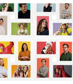 Fotolijst voor 24x(10x15 cm) foto MDF wit