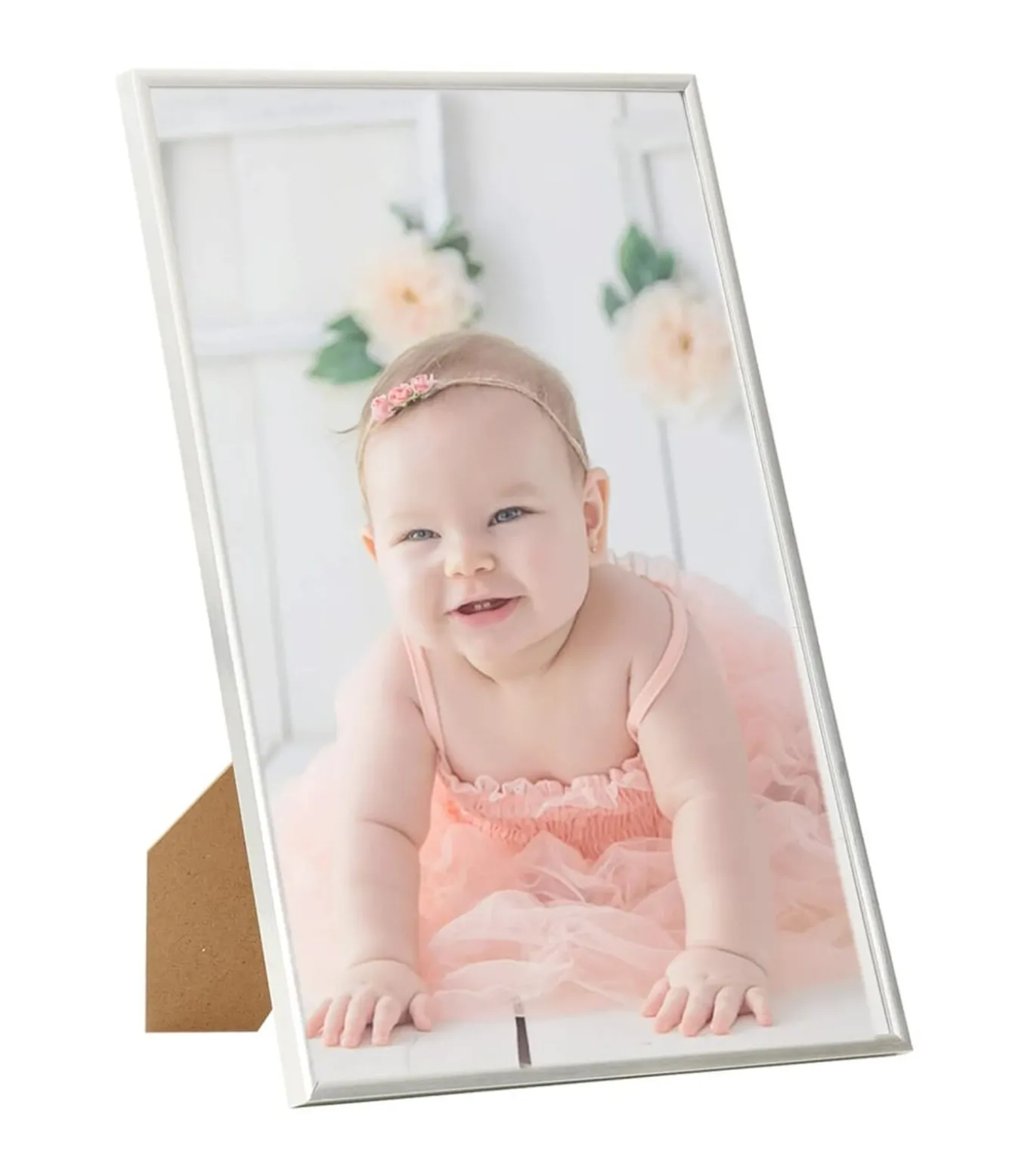 Fotolijsten 5 st voor tafel 21x29,7 cm MDF zilverkleurig