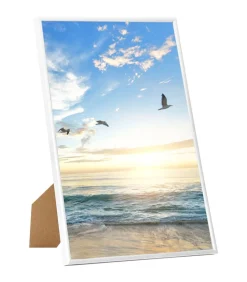 Fotolijsten 5 st voor tafel 21x29,7 cm MDF wit