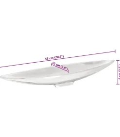 Fruitmand Zilver 54 x 9 x 10 cm Aluminium