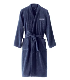 Geborduurde badjas met kimonokraag 100% katoen, Paris Saint Germain PARISIAN