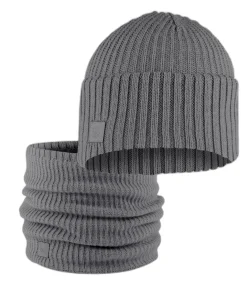 Gebreide & fleece nekwarmer Rutger