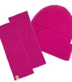 Gebreide dameswanten Soft Touch Fuchsia