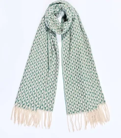 Gebreide rechthoekige sjaal GEO