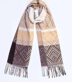 Gebreide rechthoekige sjaal BELLY