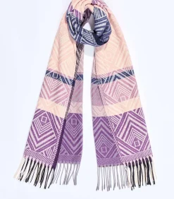 Gebreide rechthoekige sjaal BELLY