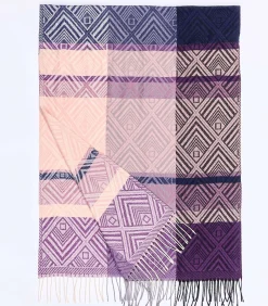 Gebreide rechthoekige sjaal BELLY