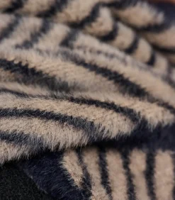 Gebreide sjaal Oat zwart OS