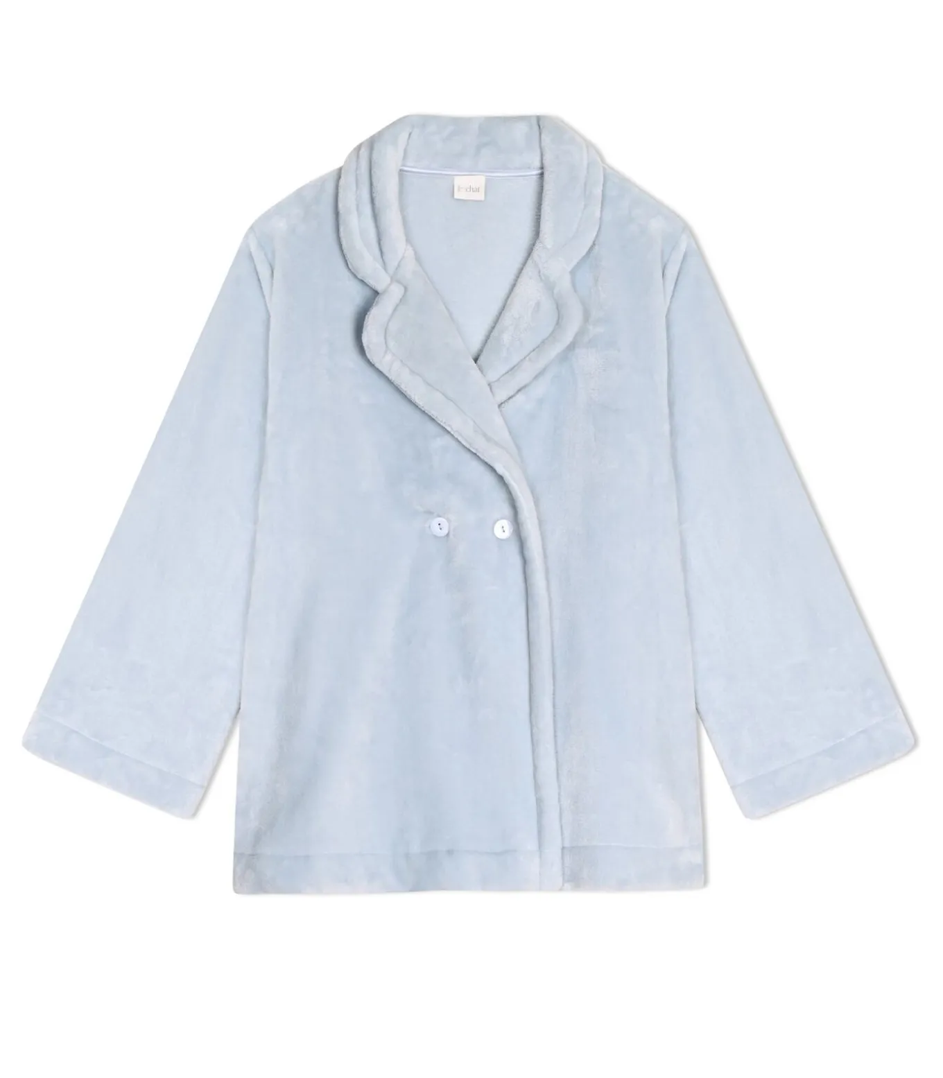 Geknoopt jasje van pluche flanel ESSENTIEL H77A