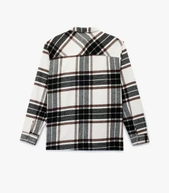 Geruite Flanellen Overhemd Lange Mouwen