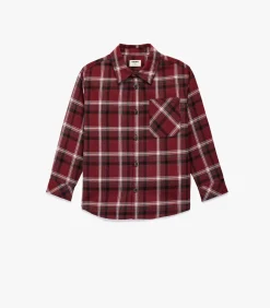 Geruite Heren Kinderen Overhemd Lange Mouwen