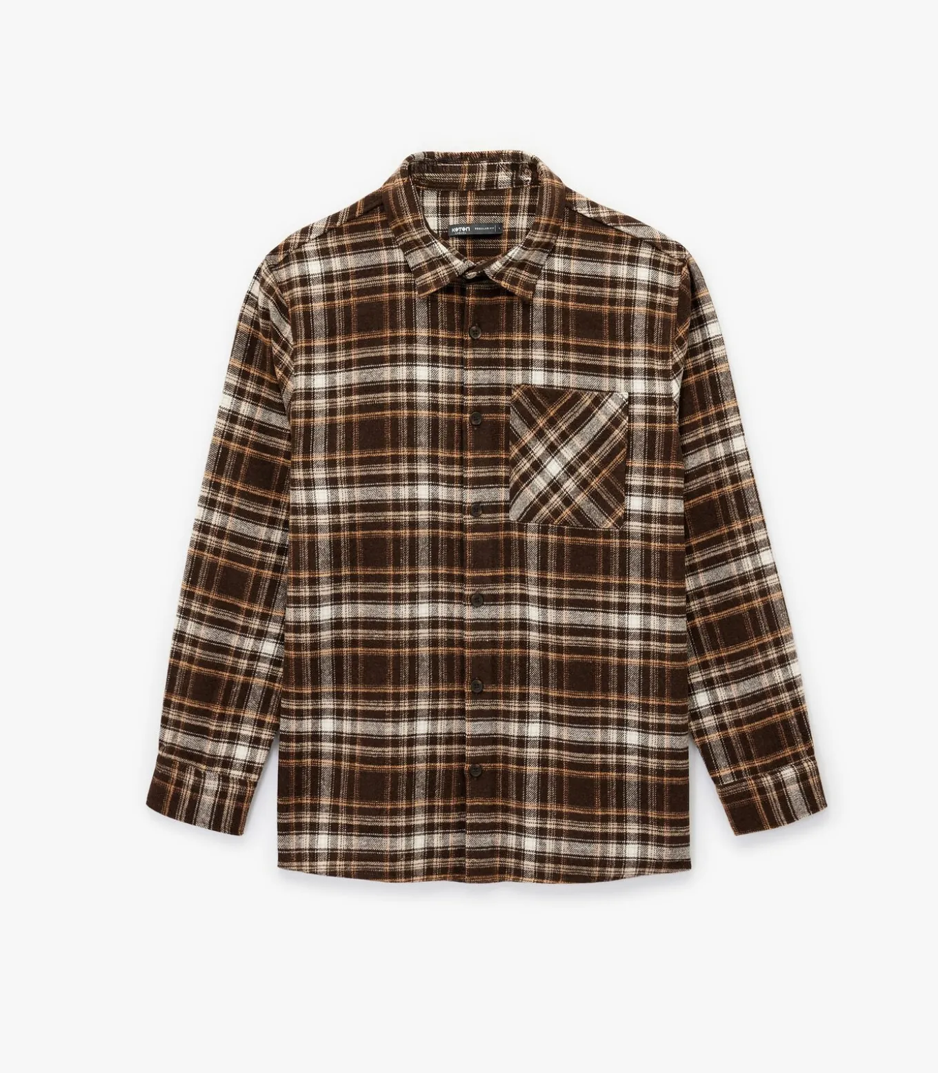 Geruite Houthakkersoverhemd Lange Mouwen