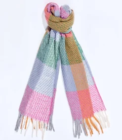 Geruite rechthoekige sjaal ORENDA