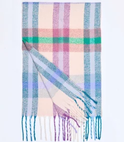 Geruite rechthoekige sjaal TIVA