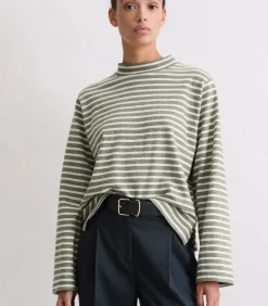 Gestreepte coltrui longsleeve regular