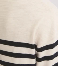 Gestreepte longsleeve relaxed