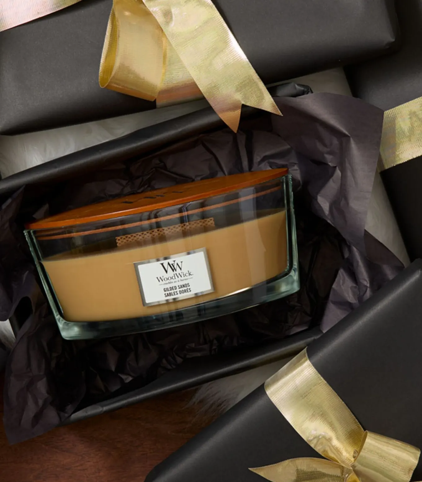 Geurkaars Gilded Sands Ellipse Candle