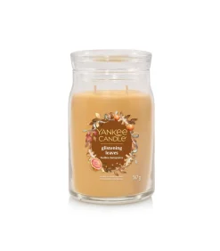 Geurkaars Glistening Leaves Signature Large Jar